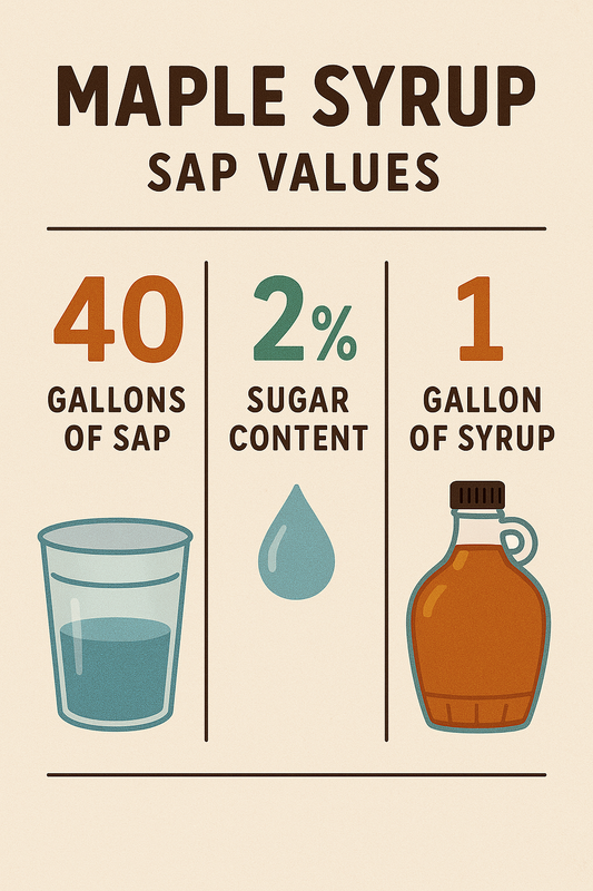 maple sryup sap values
