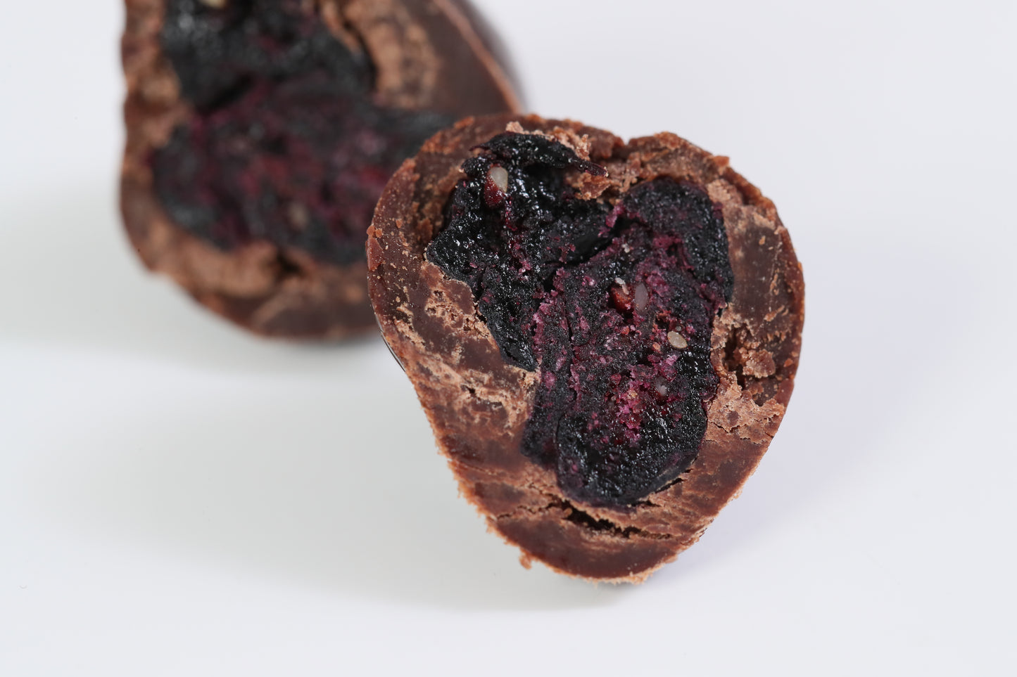 Dark Chocolate Covered Blueberry & Pure Maple Syrup