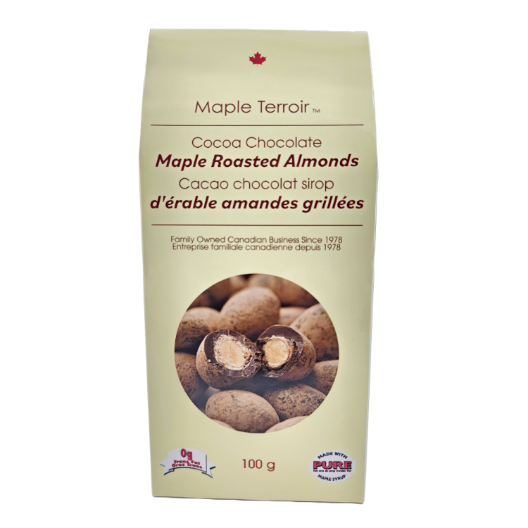 Cocoa Chocolate Maple Roasted Almonds