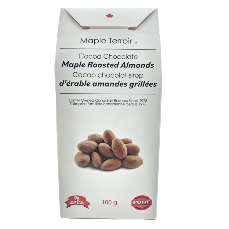 Cocoa Chocolate Maple Roasted Almonds