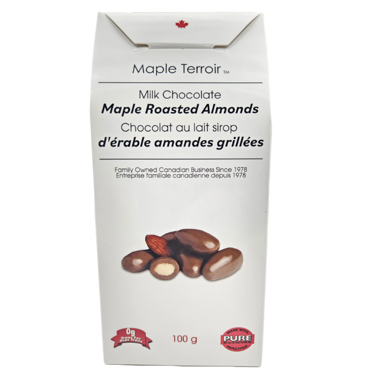 Milk Chocolate Maple Roasted Almonds