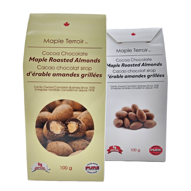 Cocoa Chocolate Maple Roasted Almonds