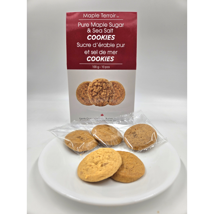Maple Sugar & Sea Salt Cookies