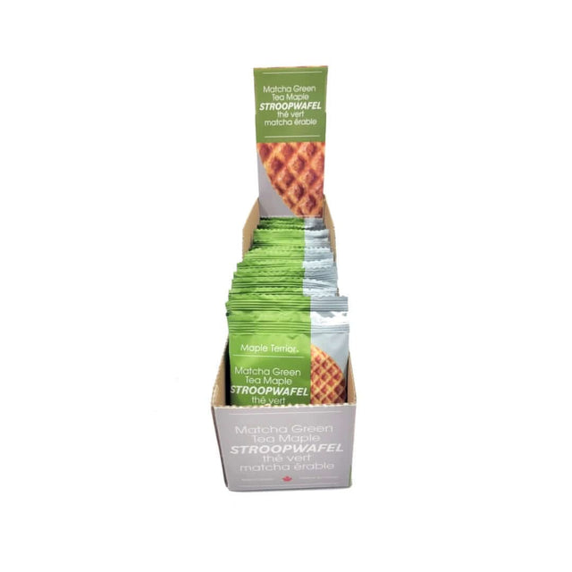 matcha stroopwafel in caddy